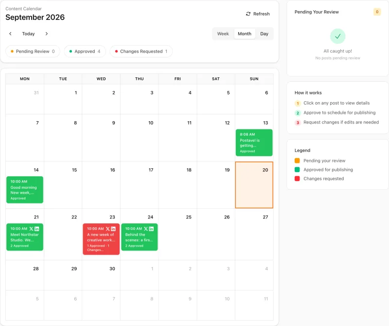 Collect feedback and approvals